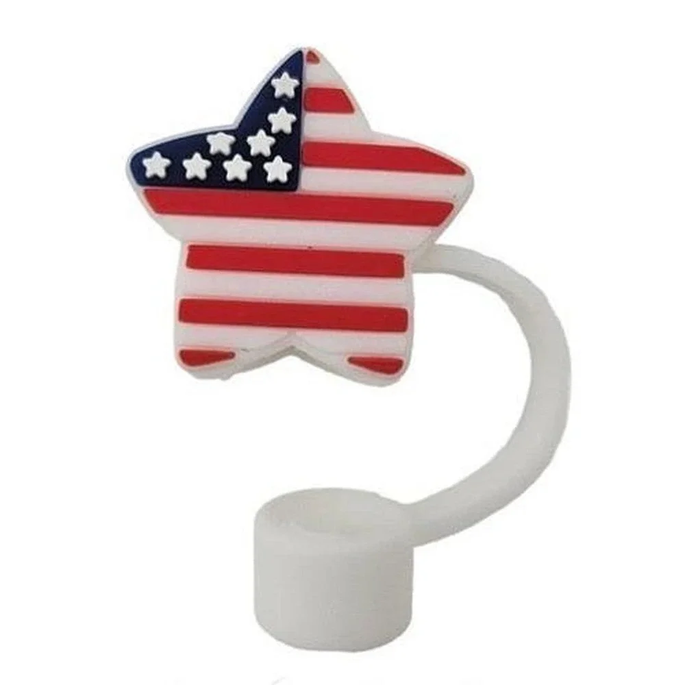 Crofton Americana 3pk Straw Toppers